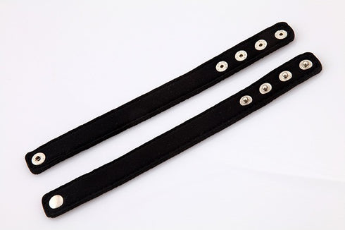 Neoprene Snap Cockrings Black
